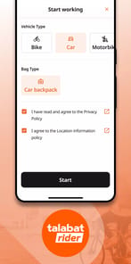 Talabat Rider APK screenshot 1