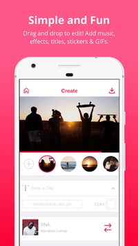 Lomotif - Music Video Editor APK screenshot 1