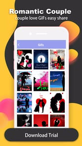 Love Rose GIF Stickers APK screenshot 1
