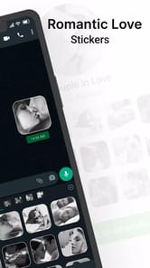 Romantic Kiss Stickers APK screenshot 1