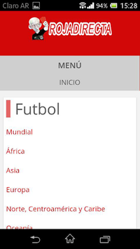 Roja Directa Futbol APK screenshot 1
