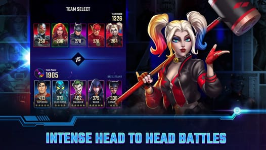 DC Heroes & Villains: Match 3 APK screenshot 1