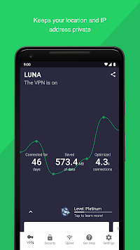 Luna -- Best VPN for Android APK screenshot 1