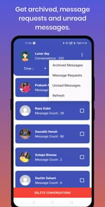Delete Messages on Messenger a APK screenshot 1