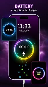 Battery Charger Animation Art APK screenshot 1