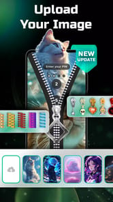 Zipper Lock Screen Wallpapers APK screenshot 1