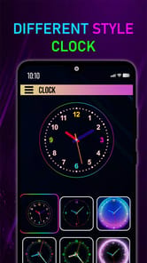 Neon Digital Clock Smart Watch APK screenshot 1
