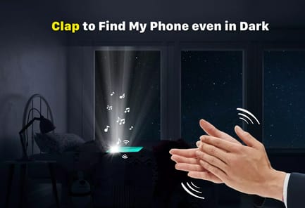 Find My Phone by Clap or Flash APK screenshot 1