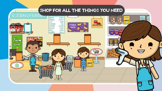 Lila's World: Grocery Store APK screenshot 1
