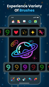 Magic Doodle: Glow Art Drawing APK screenshot 1