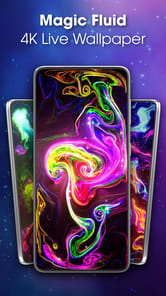 Magic Fluid live wallpaper 4D APK screenshot 1
