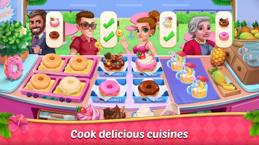 Kitchen Crush : Cooking Games APK screenshot 1