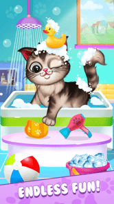 Baby Cat DayCare: Kitty Game APK screenshot 1