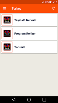 Lotus Program Guide APK screenshot 1