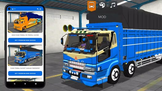 Mod Truck Fuso Full Strobo APK screenshot 1