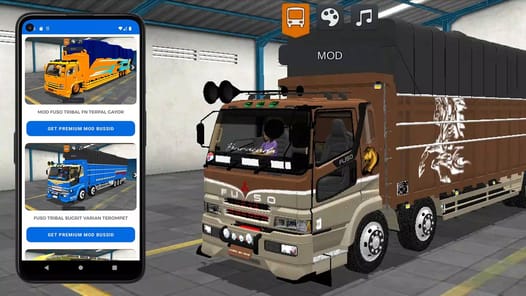 Mod Truck Fuso Full Strobo APK screenshot 1