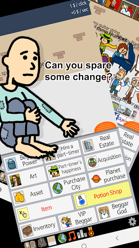 Beggar Life - Clicker adventure APK screenshot 1