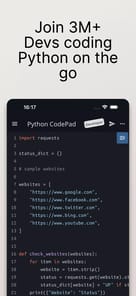Python Coding Editor & IDE App APK screenshot 1