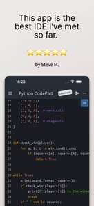 Python Coding Editor & IDE App APK screenshot 1