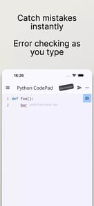 Python Coding Editor & IDE App APK screenshot 1