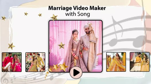 Marriage video maker with song APK screenshot 1
