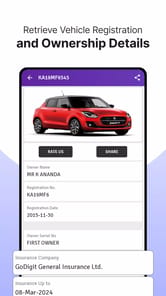 RTO Vehicle Info App, Challan APK screenshot 1