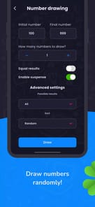 Random number generator APK screenshot 1