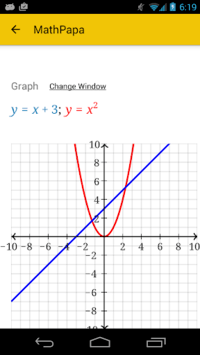 MathPapa - Algebra Calculator APK screenshot 1