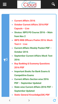 AffairsCloud - Current Affairs for Govt Exams APK screenshot 1