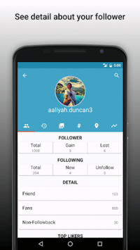 Follower Analyzer (Instagram) APK screenshot 1