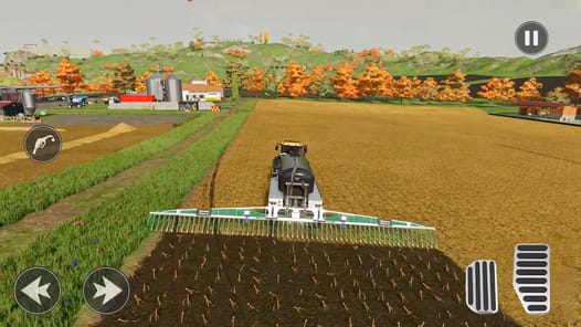 Real Farm Tractor Trailer Game APK screenshot 1