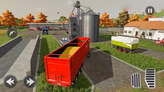 Real Farm Tractor Trailer Game APK screenshot 1