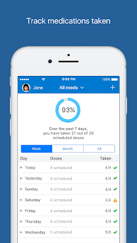 MyMedSchedule Plus APK screenshot 1