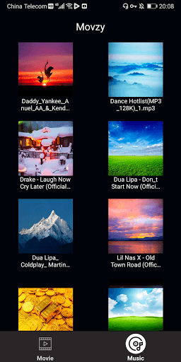 Movzy - Movies, Music for You APK screenshot 1