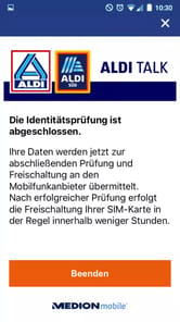 ALDI TALK Registration APK screenshot 1 ALDI TALK Registration APK screenshot 1