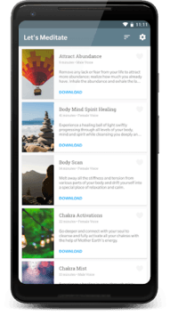 Let's Meditate: Guided Meditation APK screenshot 1 Let's Meditate: Guided Meditation APK screenshot 1