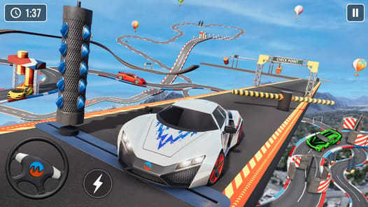Impossible Car Stunt Game 3D APK screenshot 1