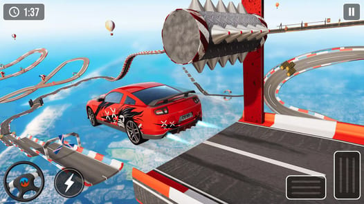Impossible Car Stunt Game 3D APK screenshot 1