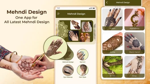 Mehndi Design 2025: Nail Art APK screenshot 1