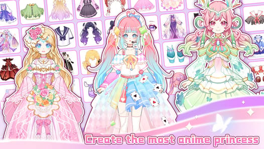 Anime Princess Dress Up Game APK screenshot 1