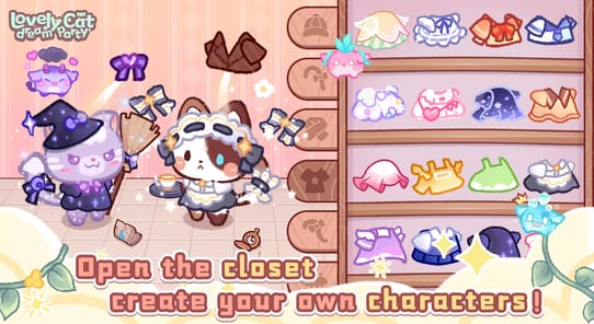 Lovely cat dream party APK screenshot 1