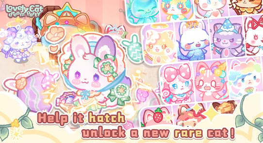 Lovely cat dream party APK screenshot 1