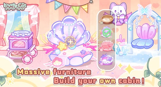 Lovely cat dream party APK screenshot 1