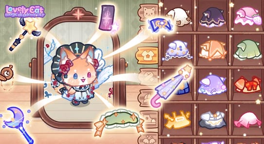 Lovely Cat: Magic Academy City APK screenshot 1