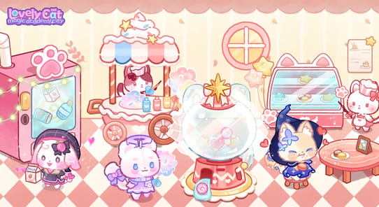 Lovely Cat: Magic Academy City APK screenshot 1
