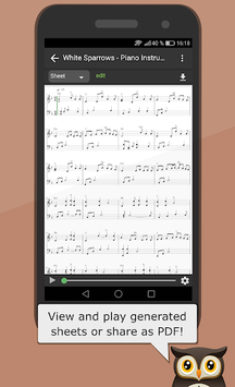 Melody Scanner - Audio to Sheet Music 🎹🎵 APK screenshot 1