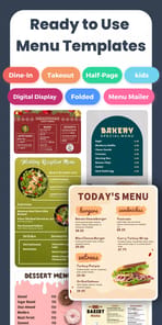 Menu Maker, Menu Templates APK screenshot 1