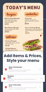 Menu Maker, Menu Templates APK screenshot 1