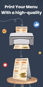 Menu Maker, Menu Templates APK screenshot 1