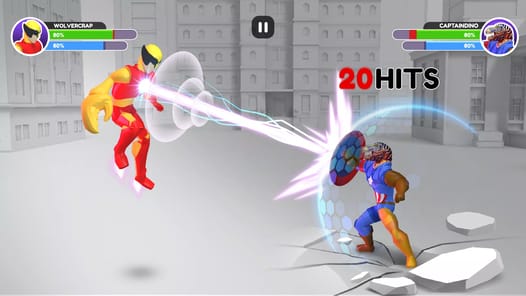 Merge Superhero APK screenshot 1